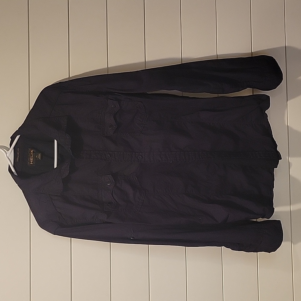 HELIX LONG SLEEVED SHIRT  XL  BLUE